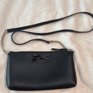 Kate Spade Black Crossbody with Chain Detail
